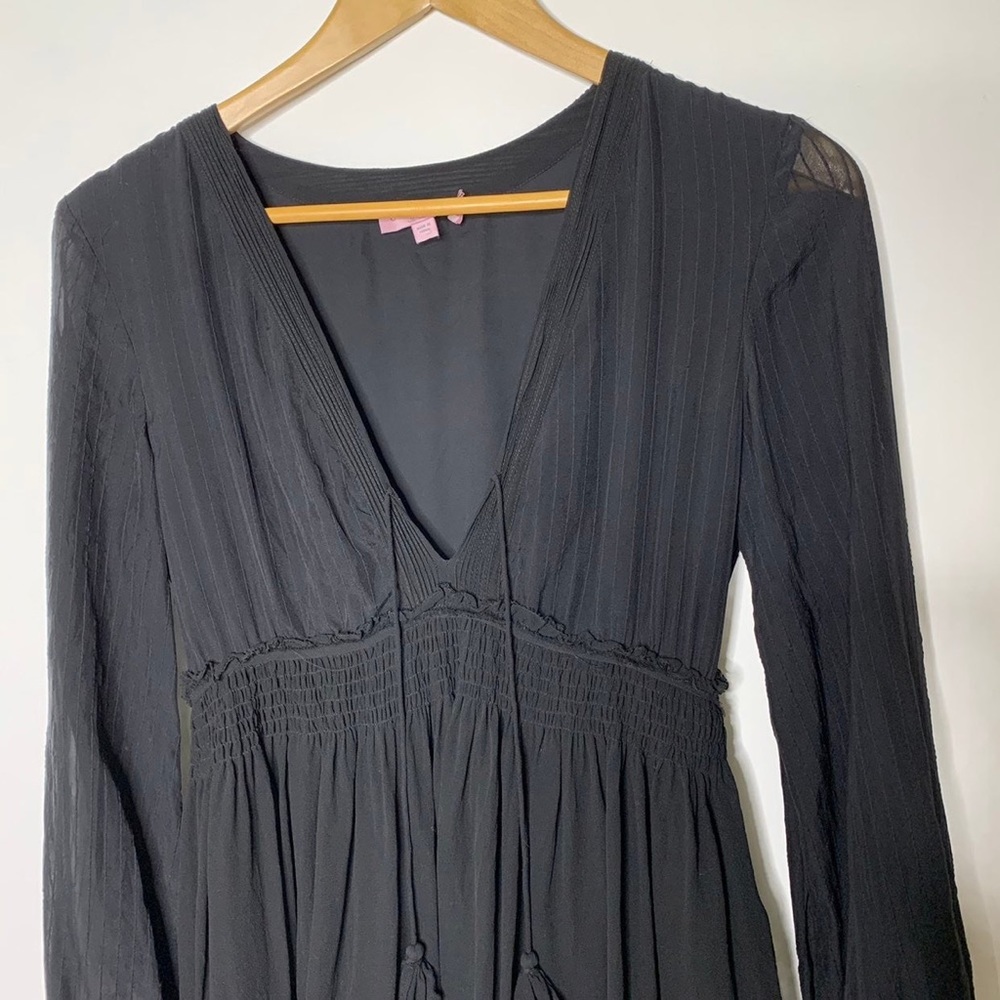 Calypso Long Sleeve Gauze Dress
